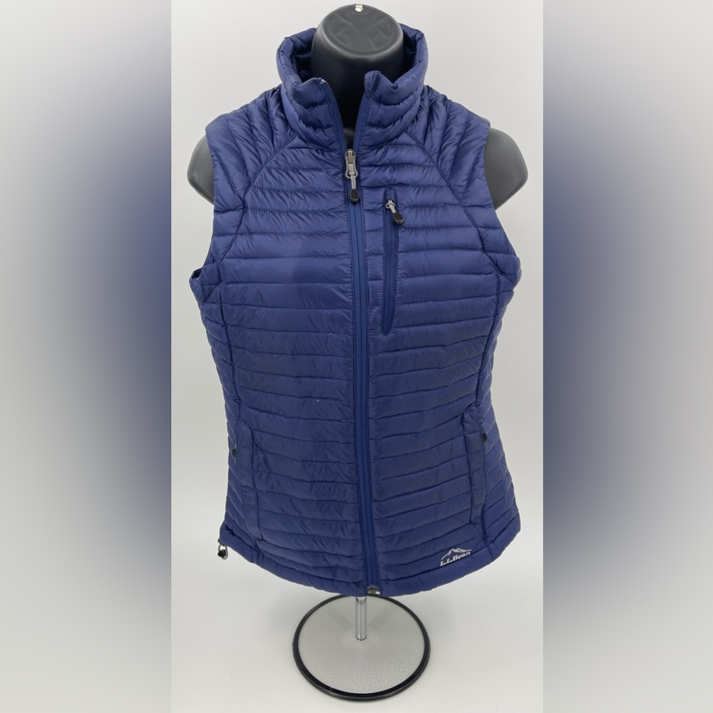 L.L.Bean Downtek‎ Goose Down Pertex Quantum Vest 295910 Blue Women’s Size XXS